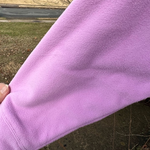 NWT Talbots Soft & Cozy Pretty Lavender Fleece Turtle Neck Long Sleeve Top - Picture 3 of 6